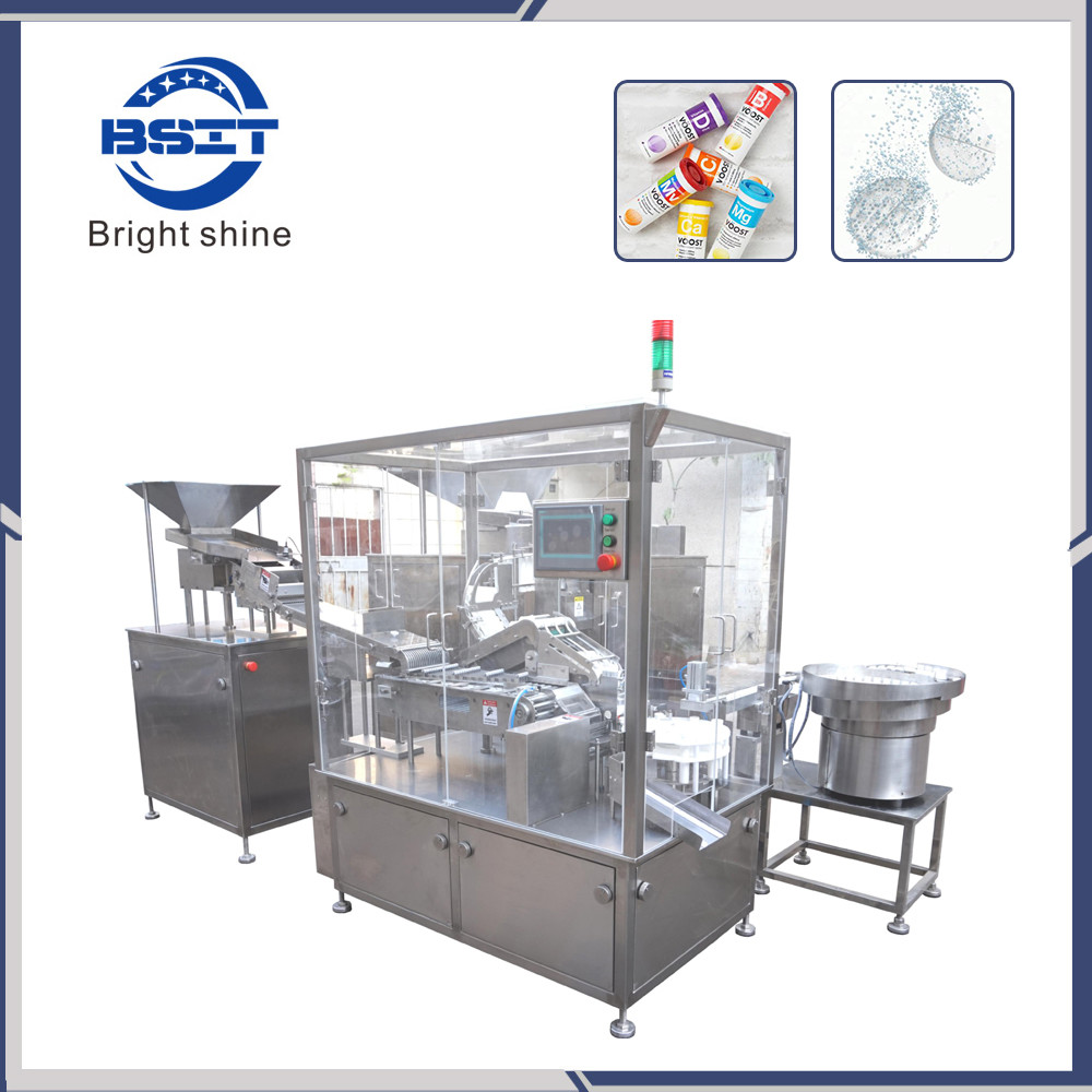 China VC Effervescent Tablet Tube Fillling and Caping  Packing Machine (BSP-40) on sale