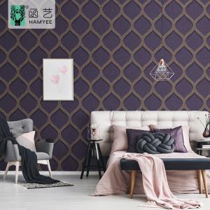China Interior Decortion Non Woven Wallpaper Vinyl Water Proof Classic 5.3kg/roll wholesale