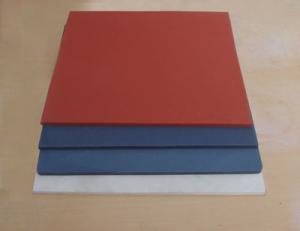 China Low Hardness Heat Press Silicone Sponge Rubber Foam Sheet red gray black wholesale
