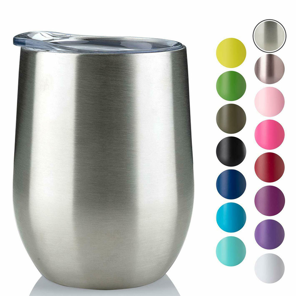 China 220ml Stainless Steel Stemless Wine Tumblers wholesale