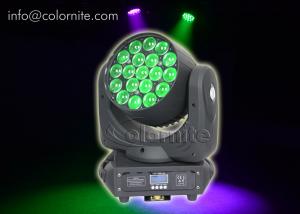 China Multi Color RGBW 4IN1 LED Zoom Moving Head For Stage Lighting wholesale