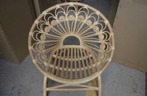 China Luxury Cane Modern Chair Wooden Wicker Rattan Bar Chairs Outdoor Garden Sofa Chair wholesale