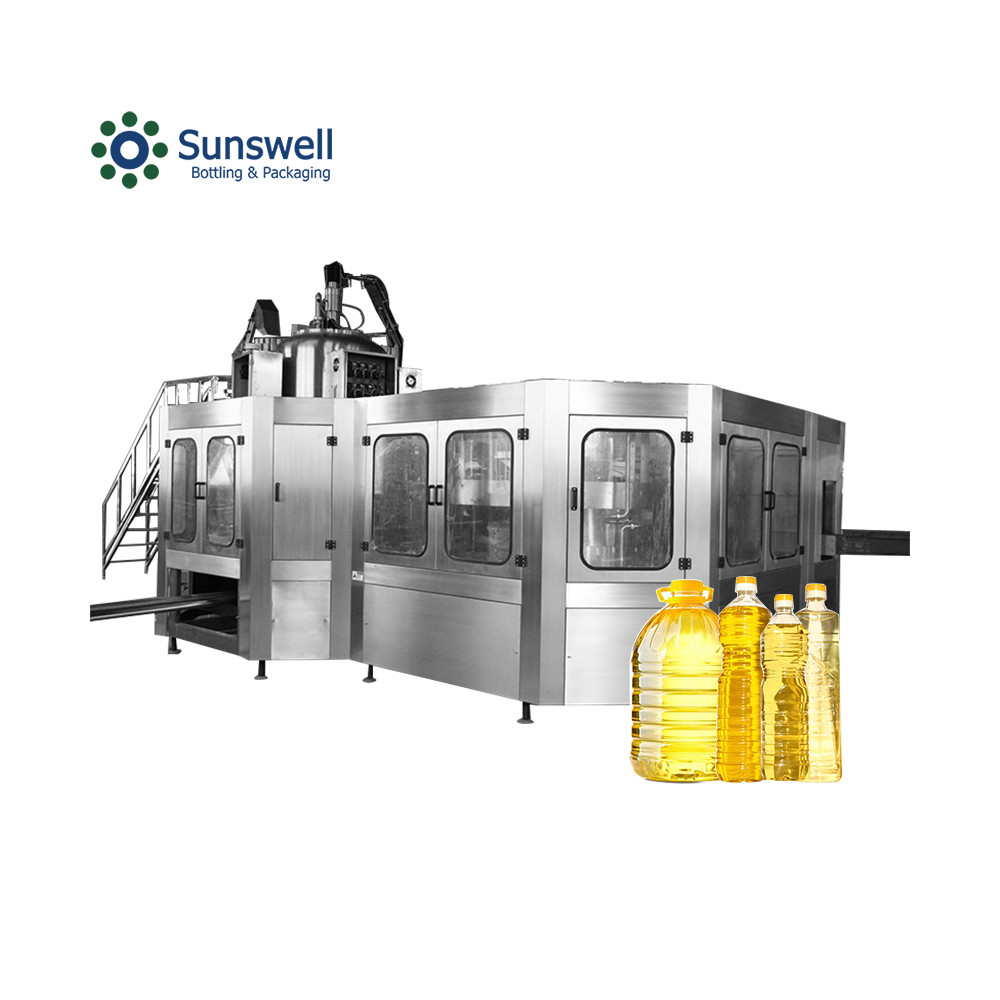 China Automatic Edible Oil Filling Machine 5l Piston Type 5000BPH for Cooking Oil wholesale