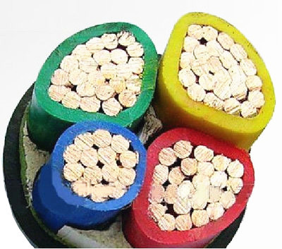 China 0.6-1kv Yjv Cu / Xlpe / Pvc Unarmoured Power Cable 4 Core Solid Or Multi Stand 4x2.5mm2 wholesale