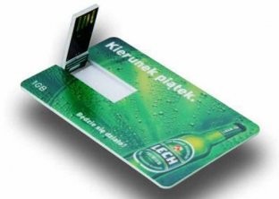 China 12Mbps Transmission Credit Card Style Promotional Usb Flash Drives  wholesale