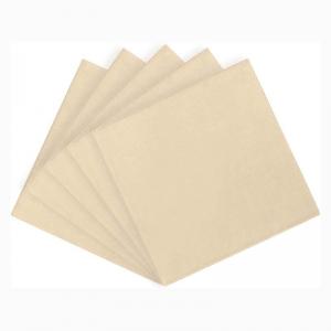 China Dust Free 2 Ply Dinner Napkins , Compostable Brown Paper Napkins wholesale