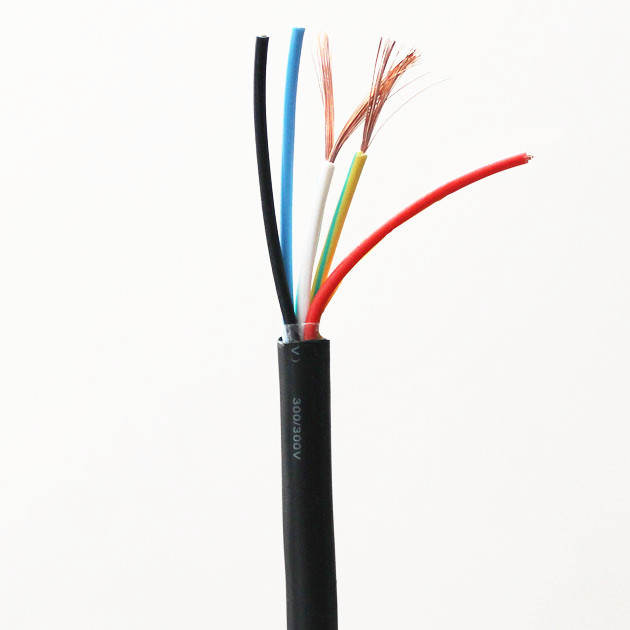 China Black 0.5mm2 H05vv F Cable , 2-3cores 300/500v Pvc Insulated Flexible Cable wholesale