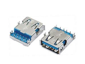 China USB 3.0 Connector RECEPTACLE Universal Serical Bus Alternative Tyco 1-932258-1 wholesale