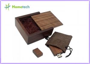 China Promotional Gift Office 2.0 3.0 rectangle 16GB 32GB Walnut Wooden USB Flash Drive wholesale