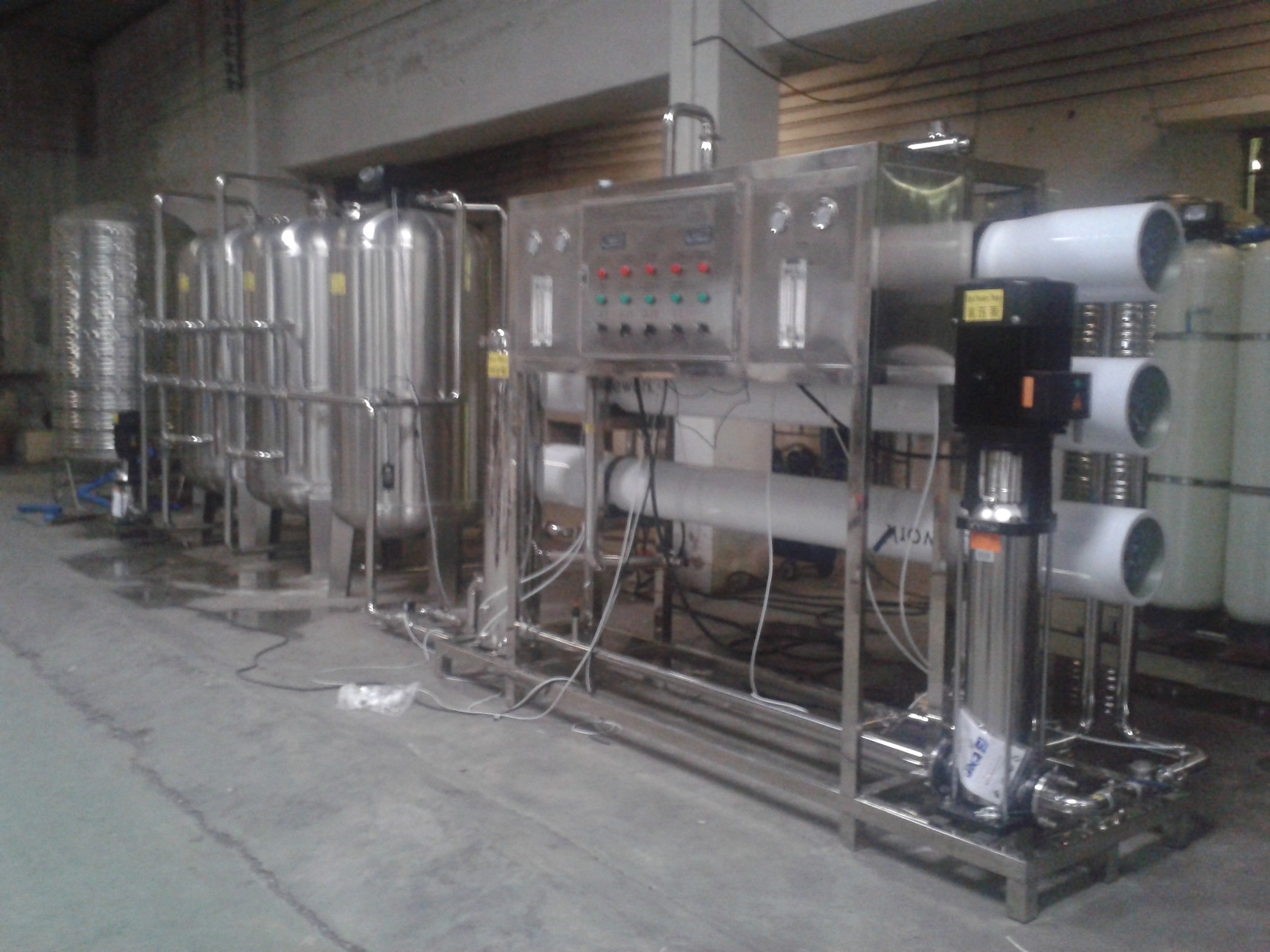China Borehole Raw Water 6000 LPH RO Plant on sale