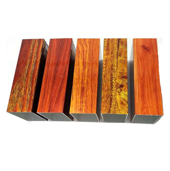 China High Glossy Wood Finish Aluminium Sliding Door Profiles Extrusion For Decoration Frame wholesale