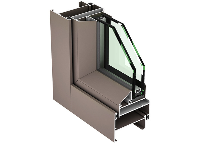 China High Strength Aluminum Window Frame Profile Polishing For Sliding Door Windows on sale