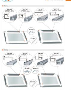 China Indian  aluminium shutter profile ,aluminium profile for kitchen cabinets wholesale