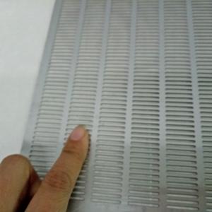 China stainless steel 304 slotted perforated sheet metal mesh screens wholesale