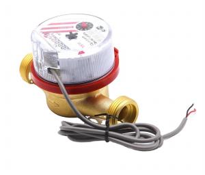 China Single Jet Cheap Wholesale Pulse Output Ultrasonic Water Flow Meter Class B Brass Low Price wholesale
