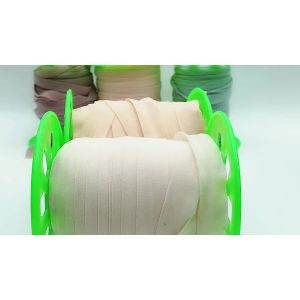 Fold Over Elastic Tape Fold Elastic Nylon Twill Tape Bias Binding Tape Elastic