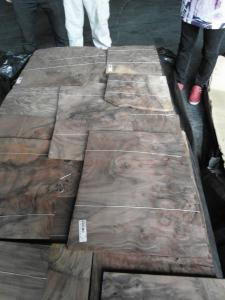 China Natural Walnut Burl Wood Veneer For Top Grade Furniture on sale