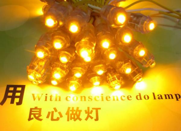 Quality LED Pixel Lamp Exposed Light String 50pcs Blue  9mm LED Module DC5V Waterproof  Led Light Christmas Light for sale
