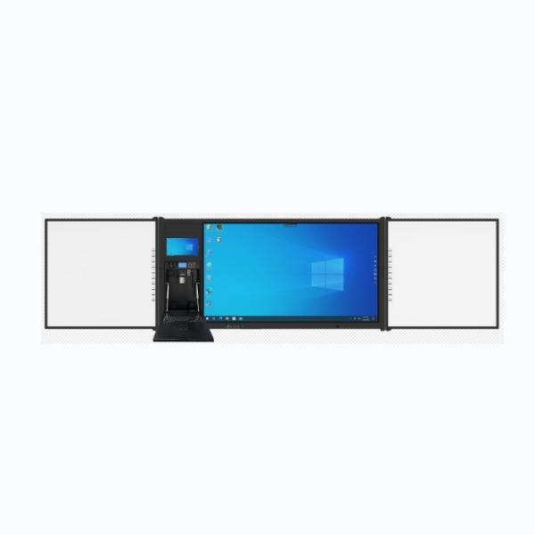China 75inch Lockable Recoardable Interconnected Blackboard Recordable Portable Smart Whiteboard Interactive Flat Panel Display All In One wholesale