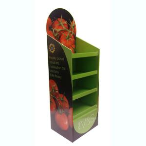 China Supermarket Cardboard Product Display Stand Canned Food Carton Display Stands Christmas wholesale