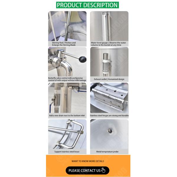Milk pasteurizer/high pressure pasteurization/ice cream and milk pasteurizer