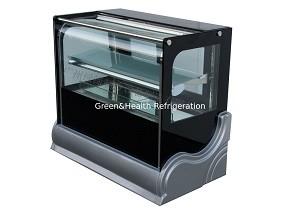 China Manual Defrost Cake Display Freezer / Bakery Display Cooler With Customized Floor Standing Or Table Top Counter wholesale