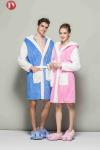 Warm Coral Fleece Soft Bathrobe Nightgown Hoodie Animal Robes Sleepwear For