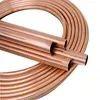 China Seamless Copper Nickel Alloy Pipe Oil Burner Lines Small Diameter Brass Tubing wholesale