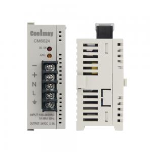 China Plastic Housing 2.5A 24vdc Power Supply Din Rail Mount For PLC Controller wholesale