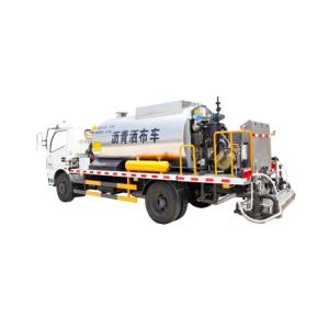 China 8000L Asphalt Distributor Road Building Machinery Bitumen Spray Distributor Truck With Bitumen Spray Nozzle on sale