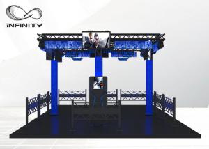 China Multiplayer Large Space Walking Platform VR Shooting Simulator / 9D Game Machine wholesale