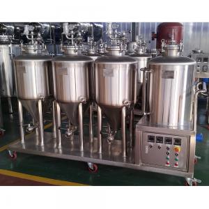 China 50l Beer Brewery Equipment with 4x50l Fermenters and Stainless Steel 304 Construction wholesale