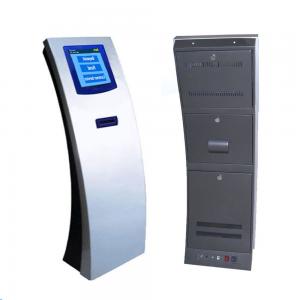 China Hospital 17 Inch Scratchproof Queue System Ticket Dispenser Queuing Ticket Machine With Receipt Printer wholesale