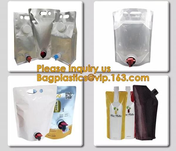 Plastic Cosmetic Spout Pouch For Facial Mask Reusable Hair Dye Chemical Packaging Spout Bag,Multi-purpose Liquid Chemica