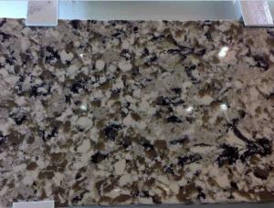 China Natural Quartz Stone Floor Tiles , Quartz Tiles For Kitchen Countertops / Table Top on sale