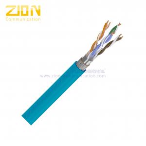 China Tinned Copper Wire Shielded Network Cable SFTP CAT5E 24AWG Pure Copper Conductor wholesale