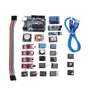 China 24Pcs Arduino Sensor Kit With UNO R3 Development Board DHT11 Sensor on sale