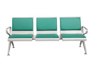 China Soft Cushion Aluminium Waiting Chair / AnticorrosiveThree Seater Waiting Chair wholesale