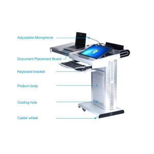 Integrated Multimedia Podium Smart Lectern Foldable With Latest Controller