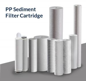 China Spun Filter PP Sediment 5 10 Micron Filter Cartridge Industrial Reverse Osmosis Water Filtration System wholesale