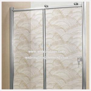 China Shower Room Frosted Glass, Tempered Glass, Shower Door Glass wholesale