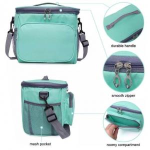 China Custom PEVA Inner Canvas Insulated Cooler Lunch Bag wholesale
