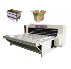 China 2400 Model Rotary Die Cutter Machine , Corrugated Board Cutting Machine Semi Automatic on sale