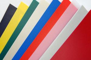 China Colored PVC Foam Board 35mic 200m Self Adhesive Protective Plastic Film wholesale