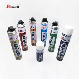 China Homey High Bonding Classic Spray Polyurethane Foam Clean Material Insulation Pu Foam wholesale