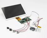 Custom function TFT LCD video display module with PCBA/battery/control buttons