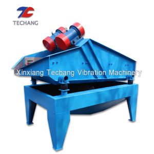 China Linear Vibrating Screen With Dewatering Disliming Removing Medium Function wholesale