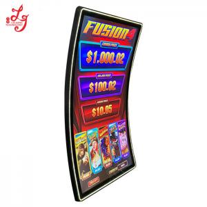 China 43 Inch Curved Touch Screen Monitors With LED Lights Mounted Working With Fusion 5 wholesale