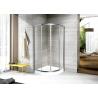 Tempered Glass Sliding Bathroom Shower Enclosure Arc Shape  Aluminum Framed for sale