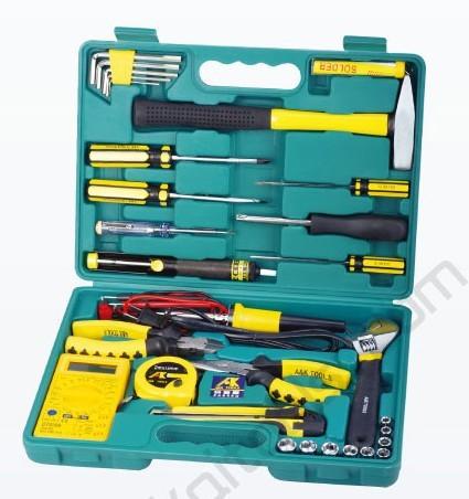 Quality 31 pcs telecom tool set ,with multimeter,soldering iron ,solder wire ,pliers,wrech for sale